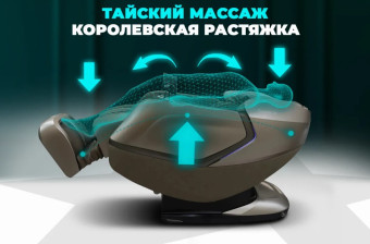 Массажное кресло FUJIMO МАСТЕР Ци (коричневый)