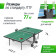 Теннисный стол UNIX Line Compact indoor 18mm MDF (Зеленый)